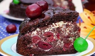 Торт с вишней - лучшие знаменитые и новые рецепты восхитительного десерта Вишнёвый торт