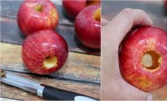 Запеченные яблоки в карамели на палочке — рецепт в домашних условия с фото Запеченное яблоко в карамели
